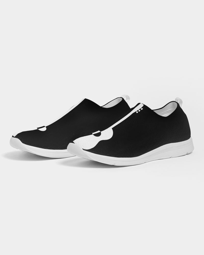 Guitar Style Black Men's Slip-On Flyknit Shoe
