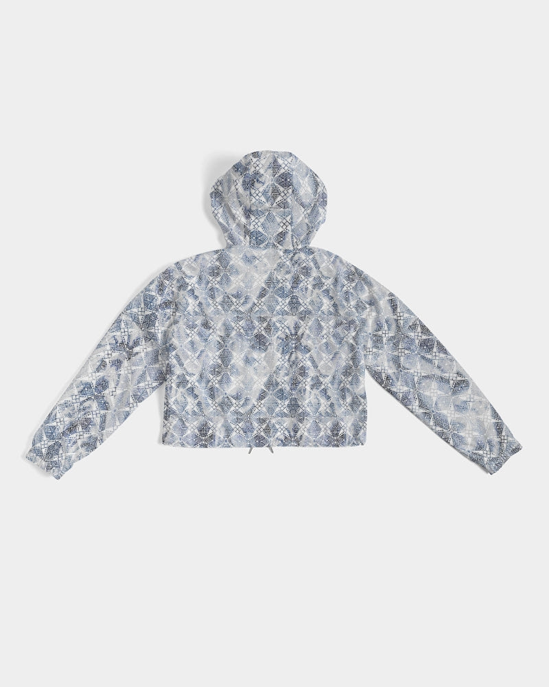 Pacific Dreams Women's Cropped Windbreaker
