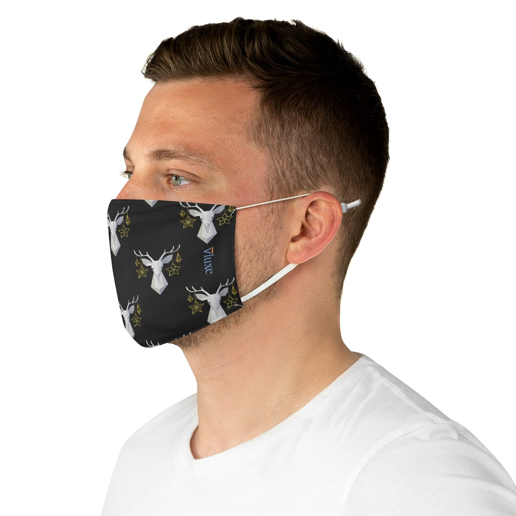 Oh Reindeer Double Layer Fabric Face Mask from Vluxe by Lucky Nahum