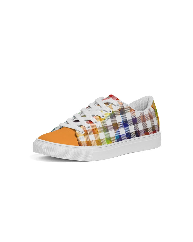 Fantasy Check Women's Faux-Leather Sneaker
