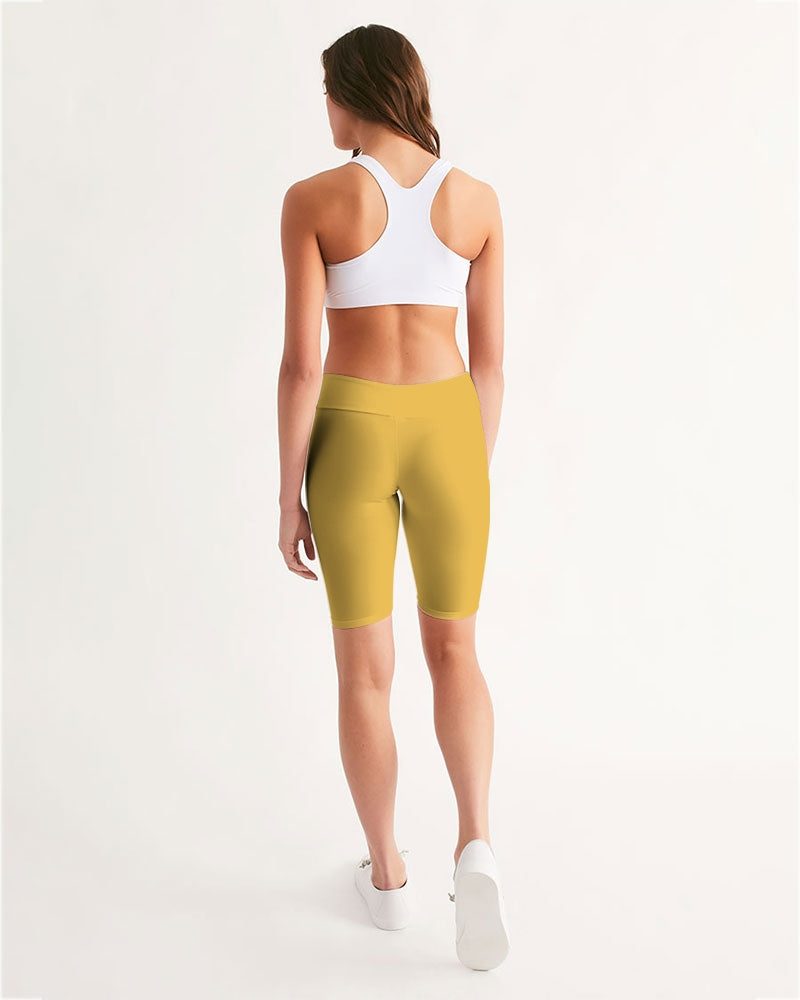 Signature Lucky Lime Honey Women's Mid-Rise Bike Shorts