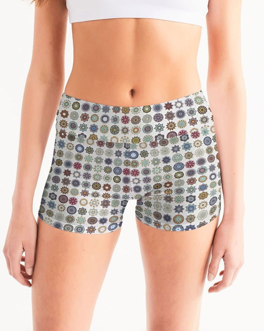 Gallipoli Women's Mid-Rise Yoga Shorts | Always Get Lucky