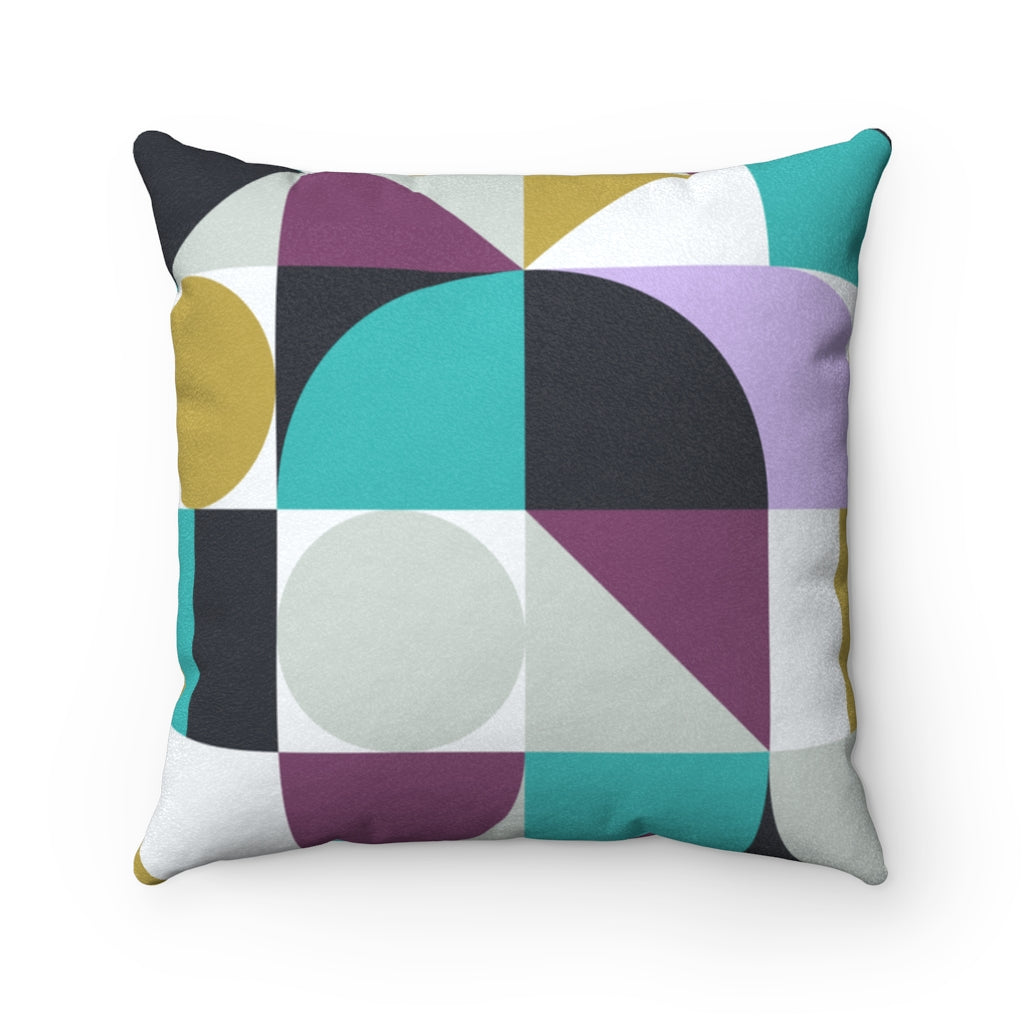 Malibu Faux Suede Square Pillow