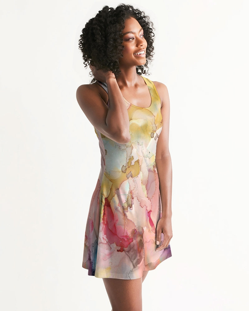 Smoke Gets in Your Eyes Women's Racerback Dress | Always Get Lucky