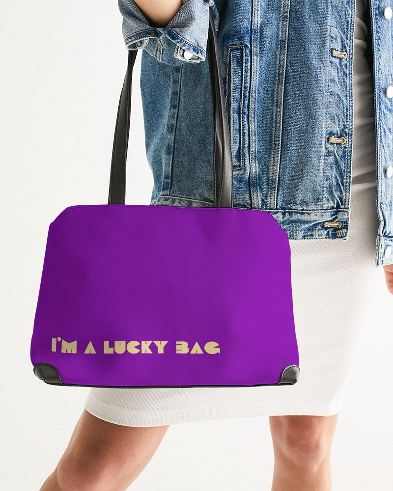 I'm A Lucky Bag Purple Shoulder Bag