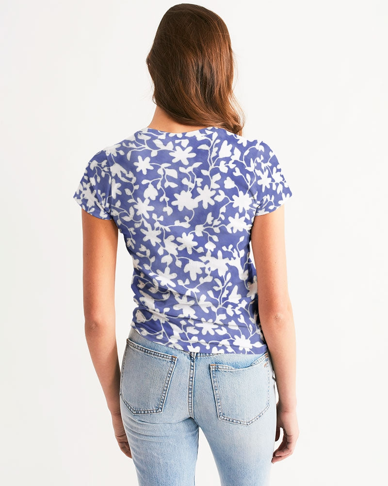 Camo Flower Sky Women's Tee