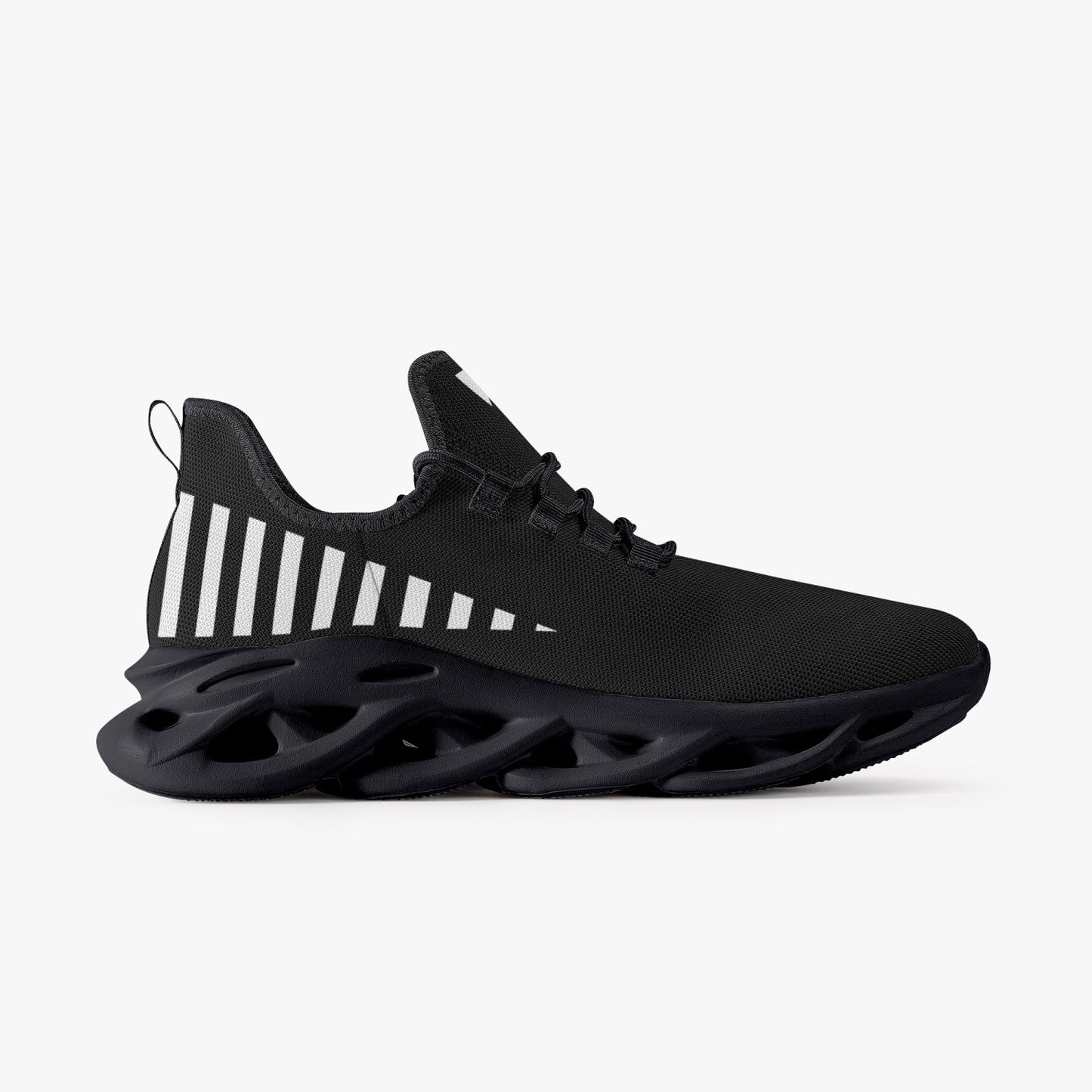 Vluxe Bounce Mesh Knit Sneakers - Black/White