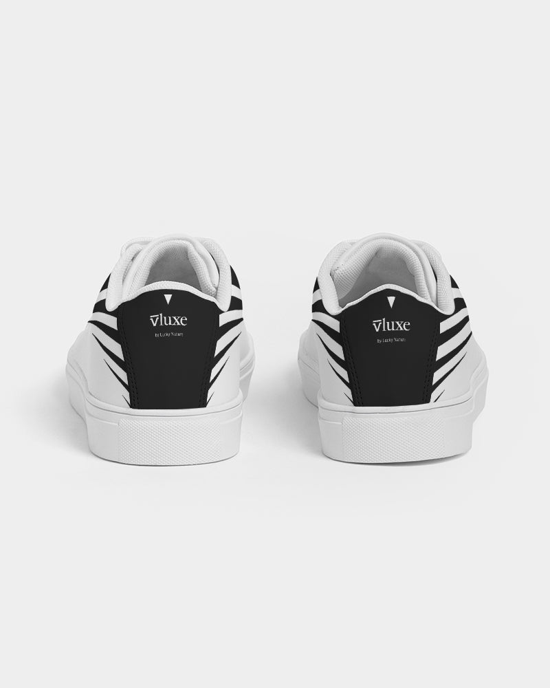 Fly High Black Men's Faux-Leather Sneaker | Always Get Lucky