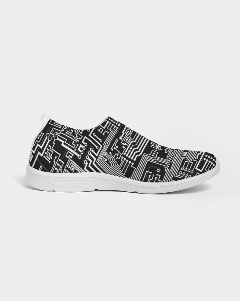 Black Circuit Men's Slip-On Flyknit Shoe