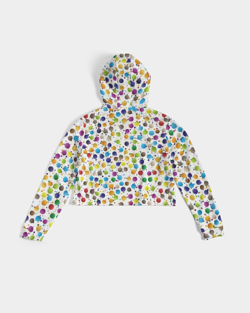 Happiness Women's Cropped Hoodie