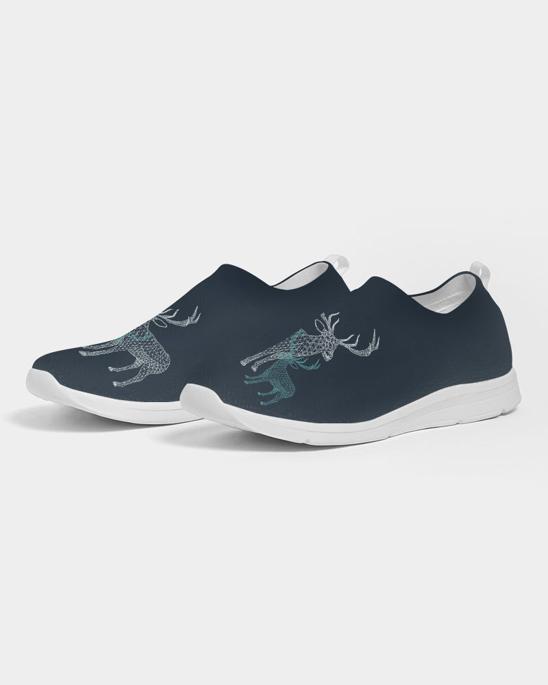 Norway Holiday Navy Men's Slip-On Flyknit Shoe