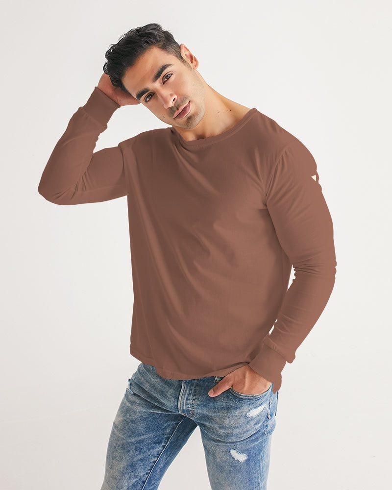 Solid State of Mind Terracotta Men's Long Sleeve Tee