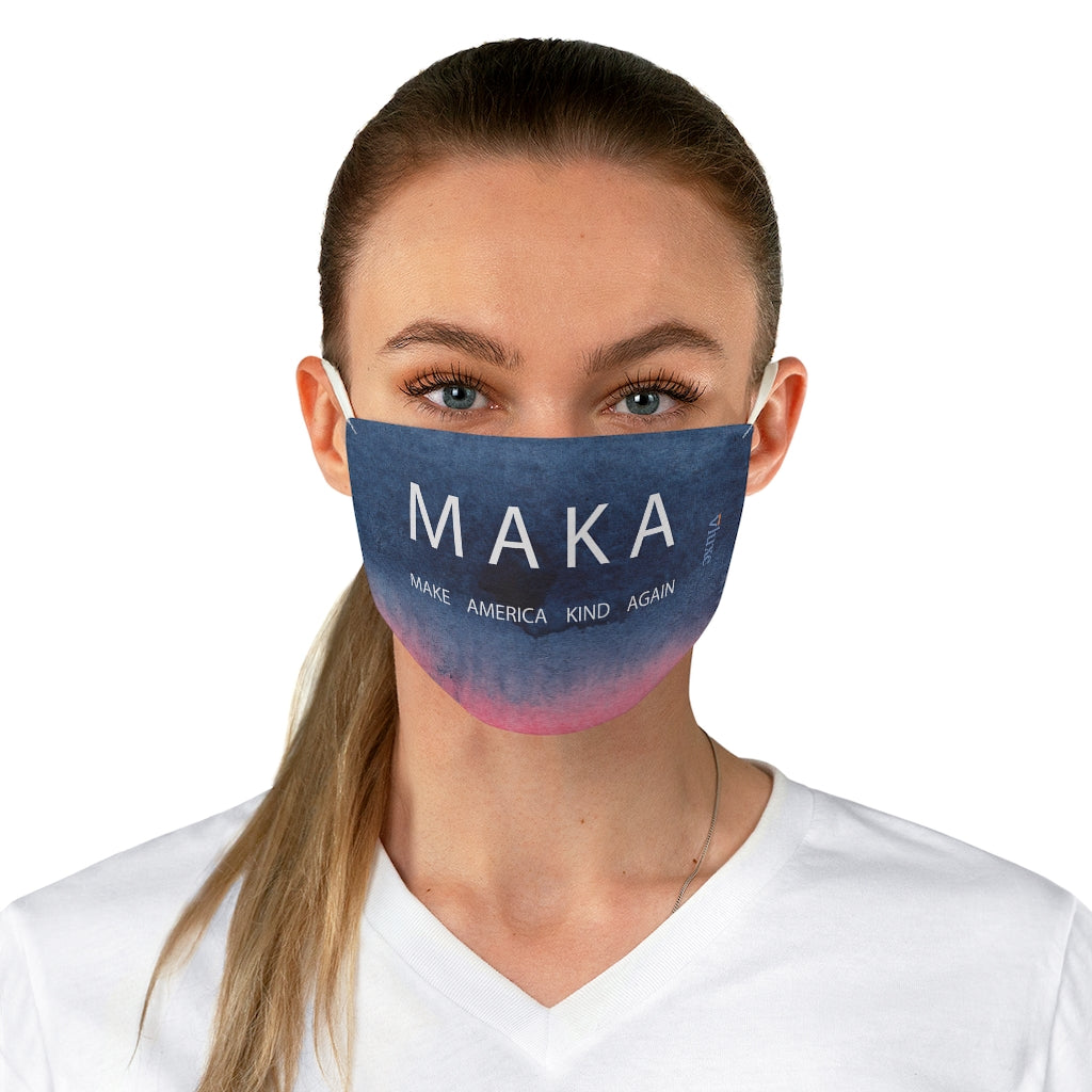 Make America Kind Again Double Layer Fabric Face Mask from Vluxe by Lucky Nahum