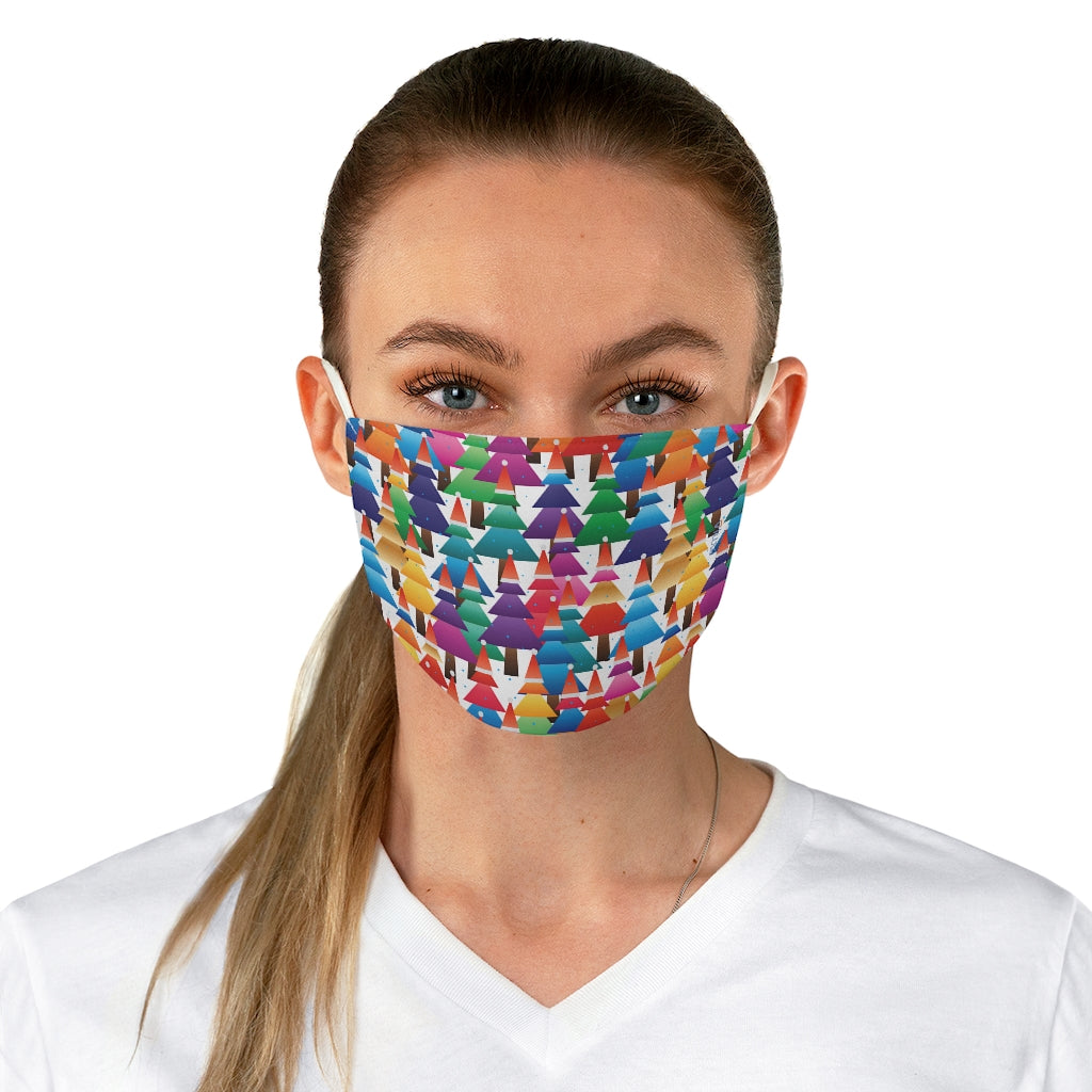 Winter Wonderland Double Layer Fabric Face Mask from Vluxe by Lucky Nahum