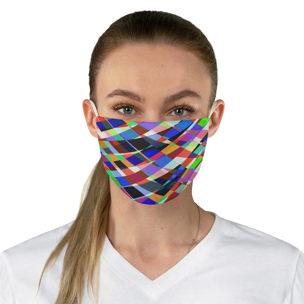 Oslo Orange Double Layer Fabric Face Mask