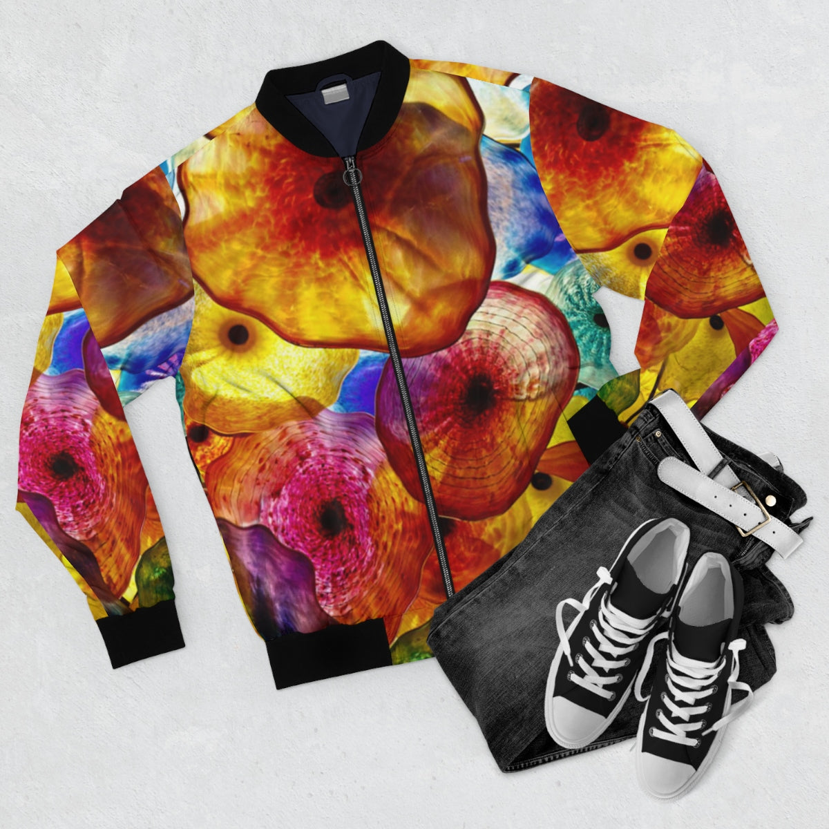 Vegas Men's AOP Bomber Jacket