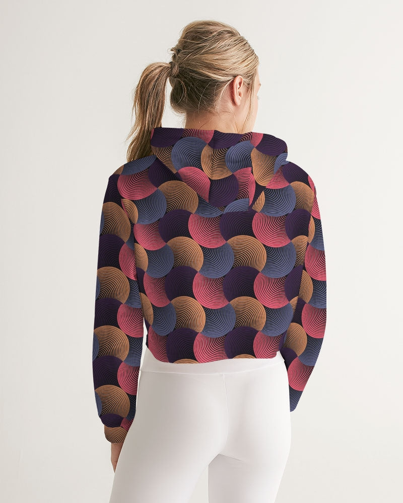 Parquet Women's Cropped Hoodie