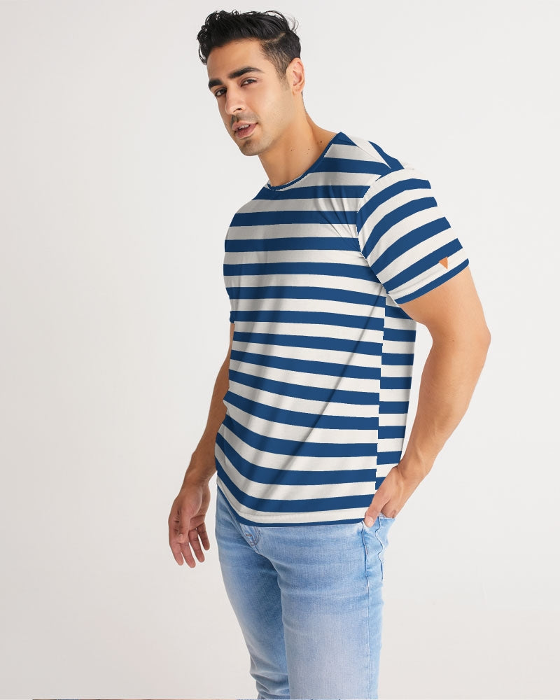 Classic Vluxe Navy Stripe Men's Tee