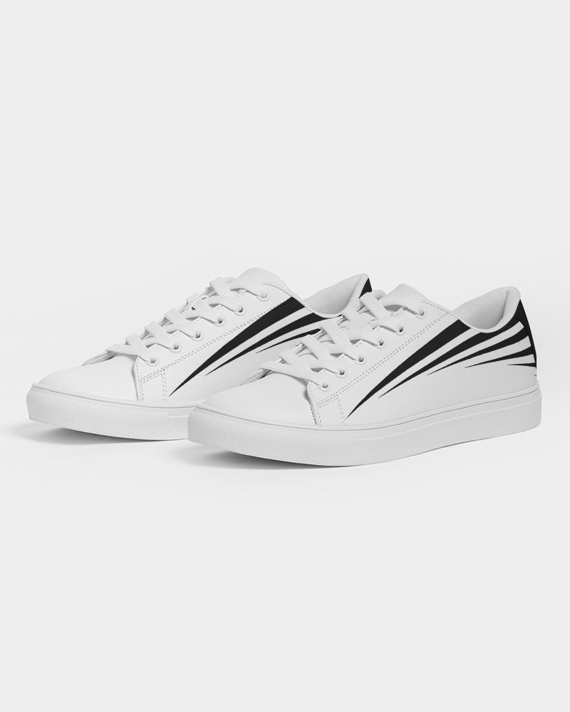 Fly High Black Men's Faux-Leather Sneaker | Always Get Lucky