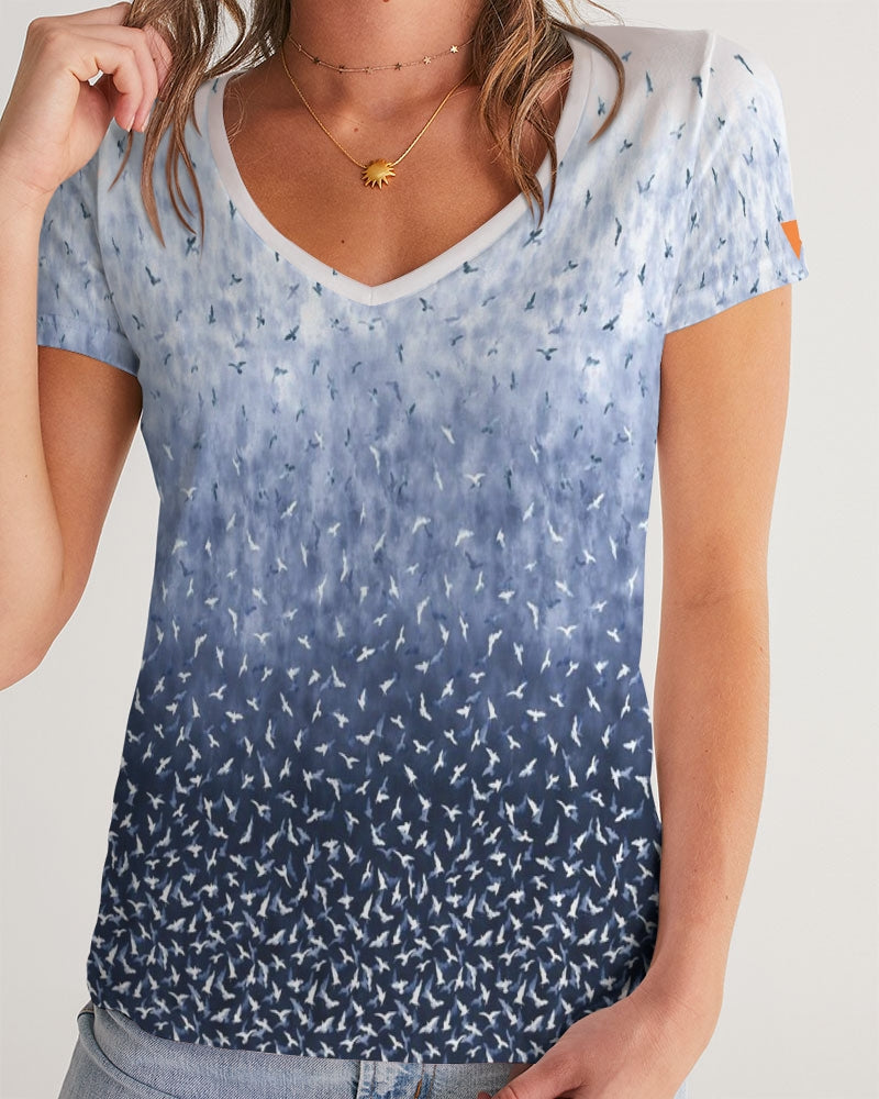 Birds Of A Feather Women's V-Neck Tee