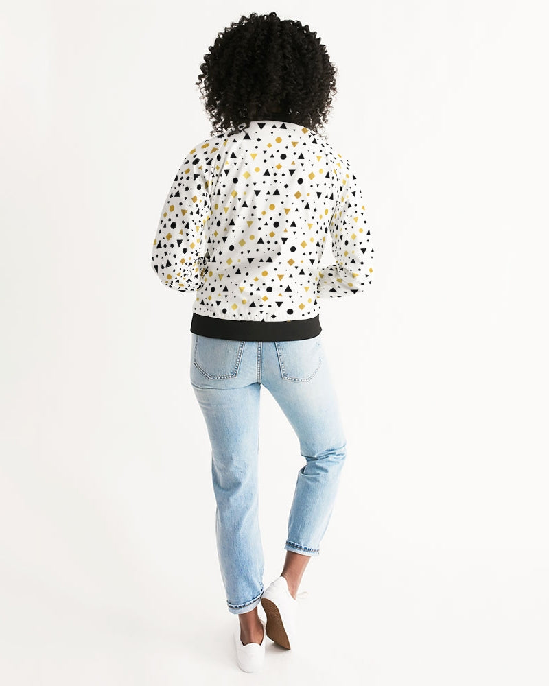 New Dots Women's Bomber Jacket | Always Get Lucky