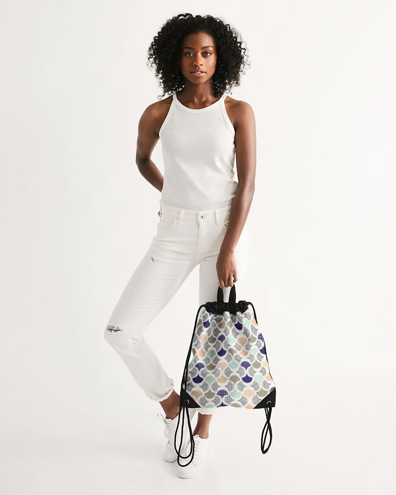 Shells Canvas Drawstring Bag
