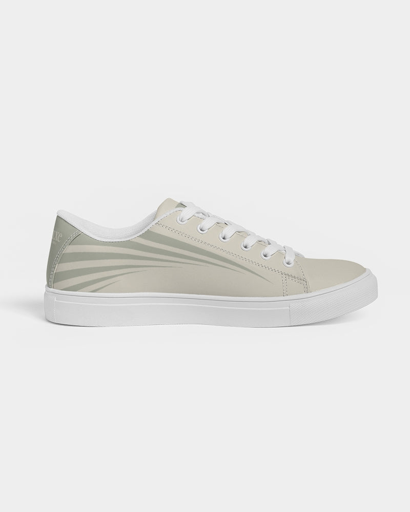 Solid State Of Mind Cream Men's Faux-Leather Sneaker