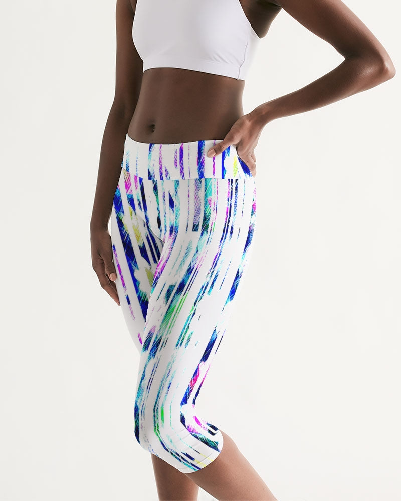 Blur The Lines Women's Mid-Rise Capri