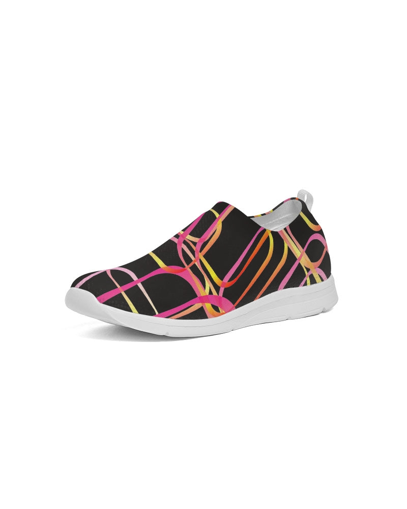 Palm Springs Soft Black Women's Slip-On Flyknit Shoe