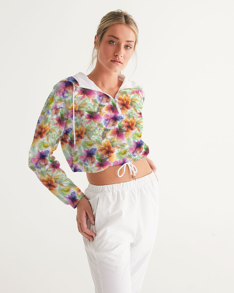 Fleur De Jardin Women's Cropped Windbreaker