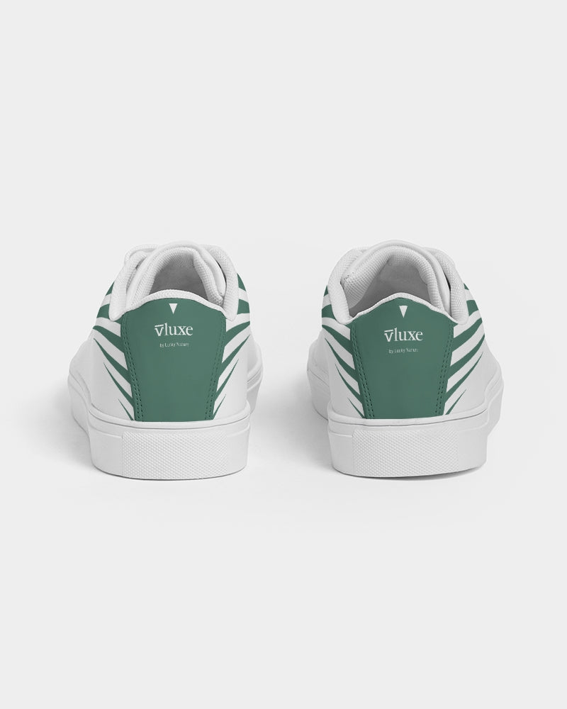 Fly High Green Men's Faux-Leather Sneaker | Always Get Lucky