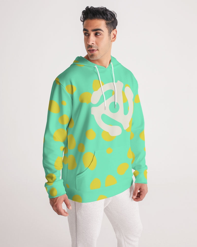 Sea Foam Record Vibe Men's Hoodie