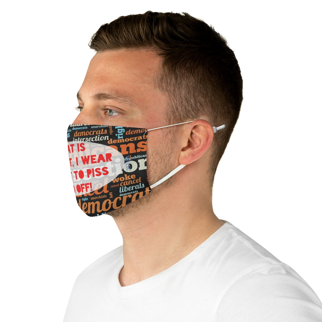 Piss off Double Fabric Face Mask from Vluxe by Lucky Nahum