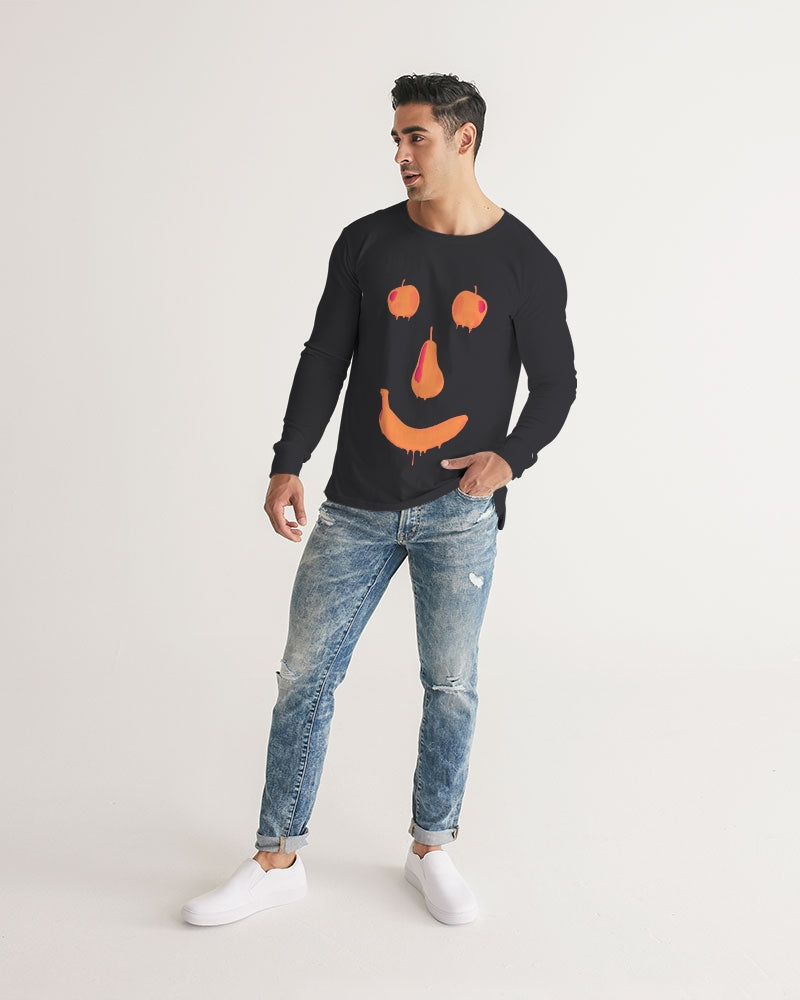 Fruit Face Grey Men's Long Sleeve Tee