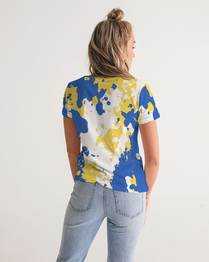 Ukrainaflage Women's V-Neck Tee