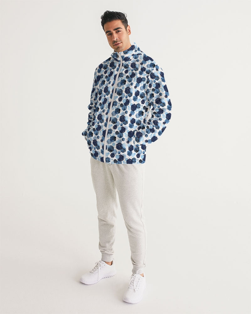 Night Diamonds Men's Windbreaker | Always get Lucky