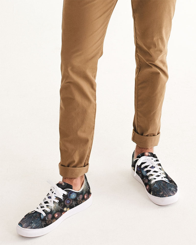New York New York Men's Faux-Leather Sneaker