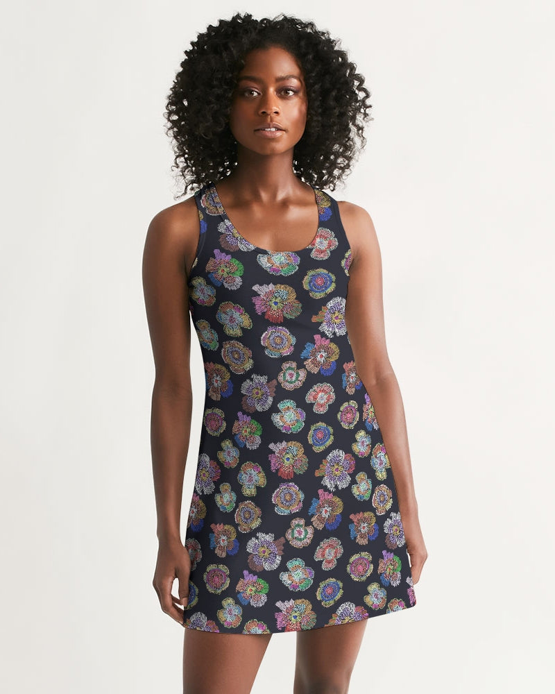 Blooming Women's Racerback Dress | Always Get Lucky