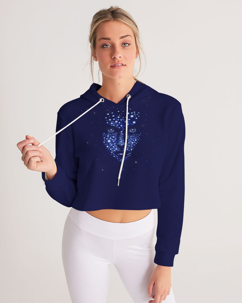 Nocturne Women's Cropped Hoodie | Always Get Lucky
