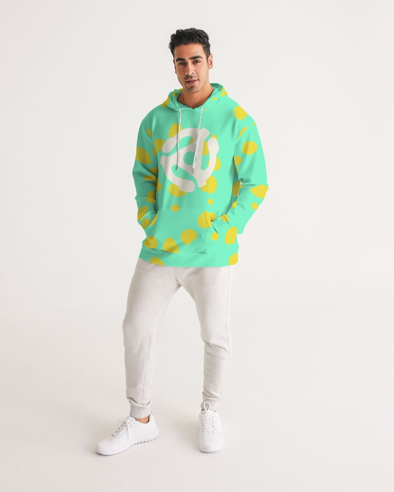 Sea Foam Record Vibe Men's Hoodie