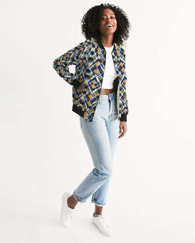 Argyle Future Women's Bomber Jacket | Always Get Lucky