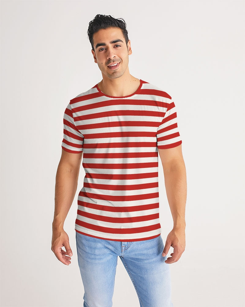 Classic Vluxe Red Stripe Men's Tee