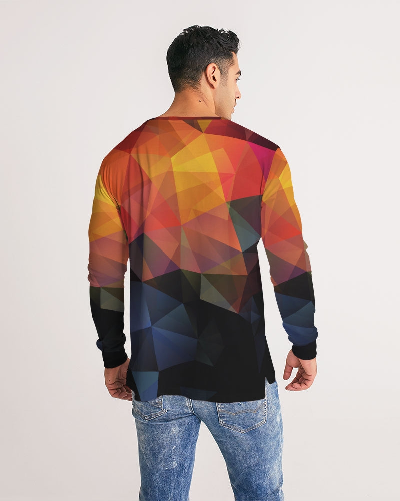 Diamond Cut Men's Long Sleeve Tee | Always Get Lucky