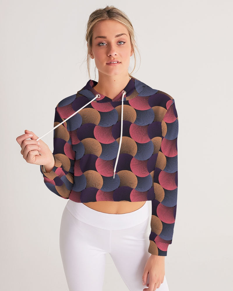 Parquet Women's Cropped Hoodie