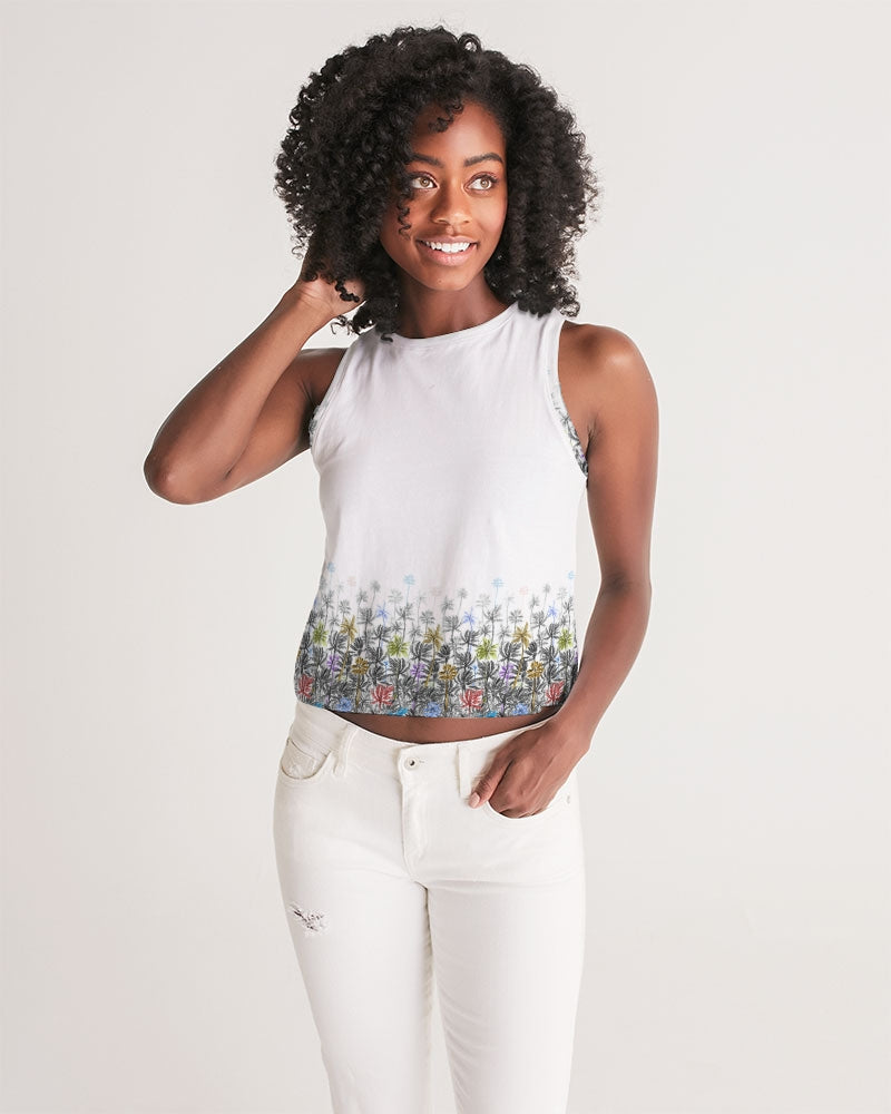 Tropical Winds Women's Cropped Tank
