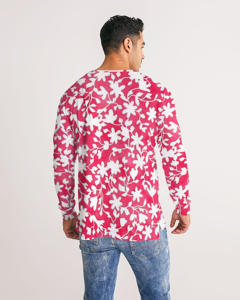 Camo Flower Flame Men's Long Sleeve Tee