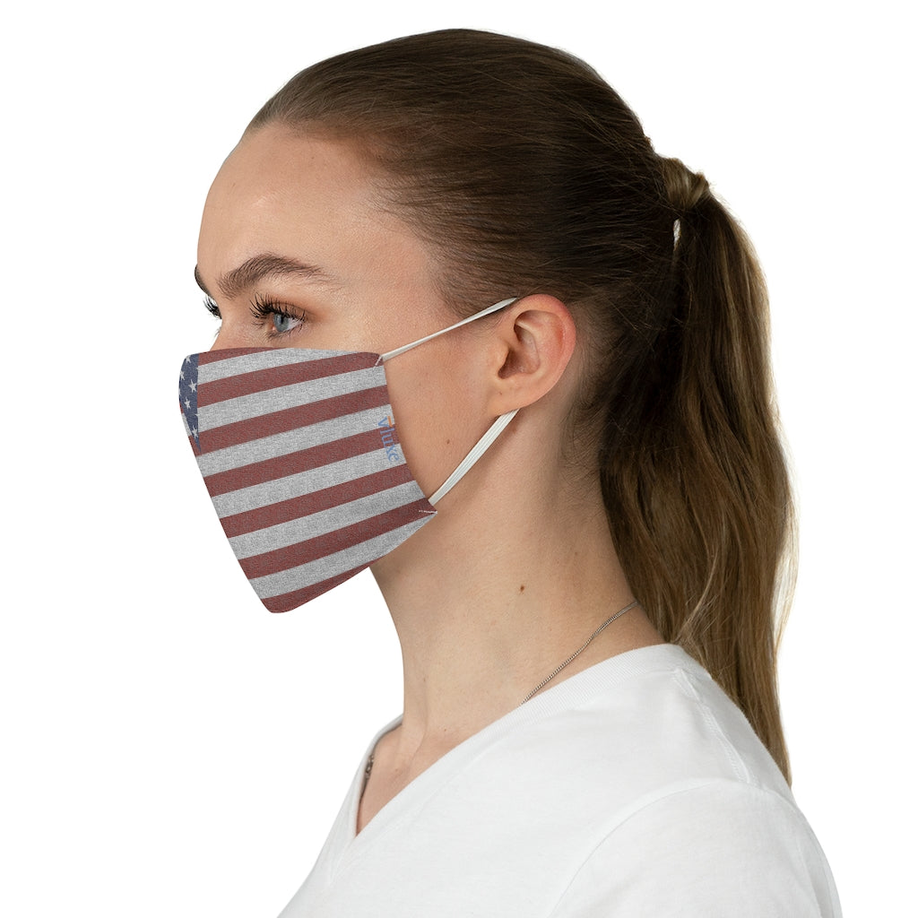 Americana Double Layer Fabric Face Mask from Vluxe by Lucky Nahum
