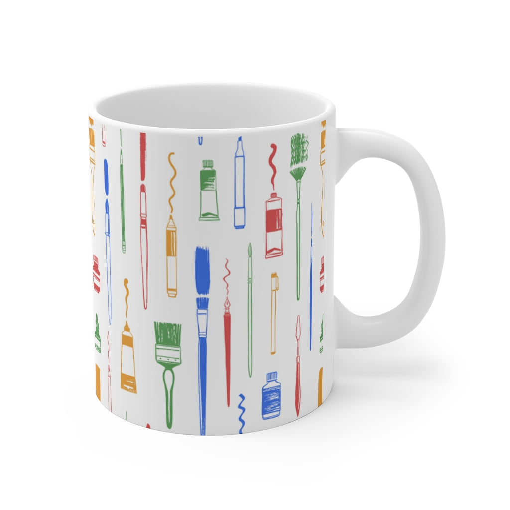Paint Brush Mug 11oz