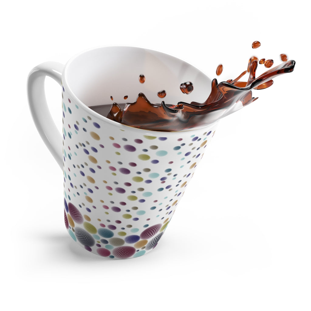 Spheres Latte Mug