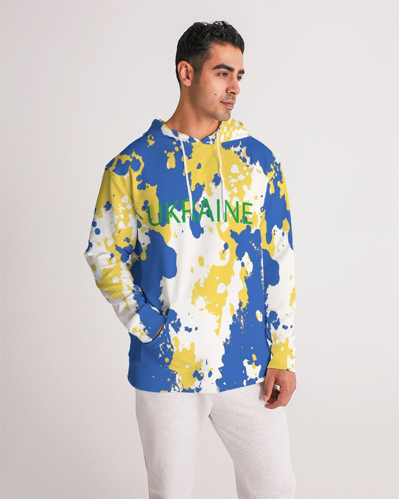 Ukrainaflage Men's Hoodie | Always Get Lucky